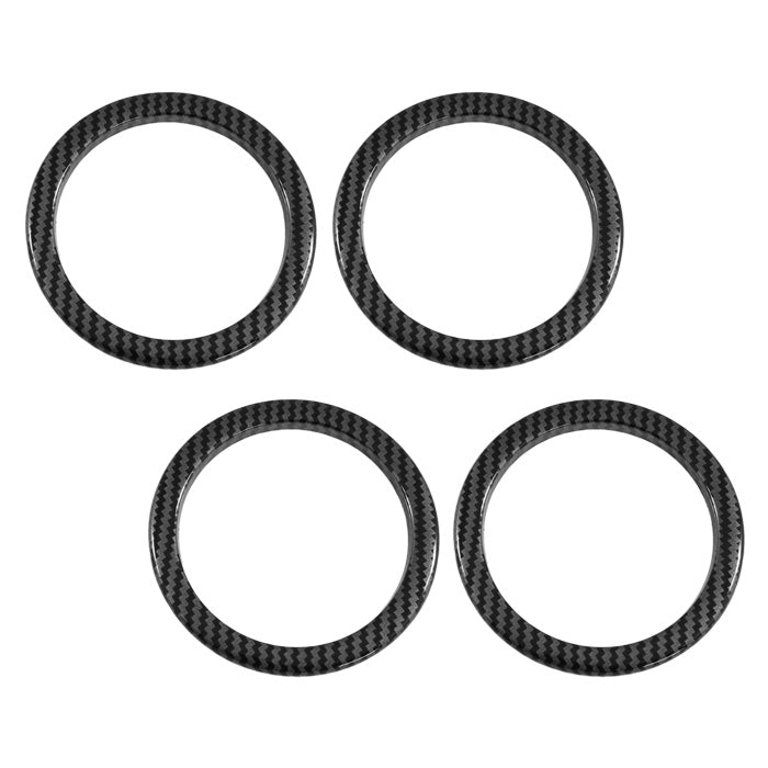 Jeep ラングラー JL フロント エアコン リング 4点セット レッド ブルー カーボン調 外装 内装 社外 アクセサリー カスタム パーツ カスタムパーツ ショップ エアコン 吹き出し口 送風口 エアコンリング