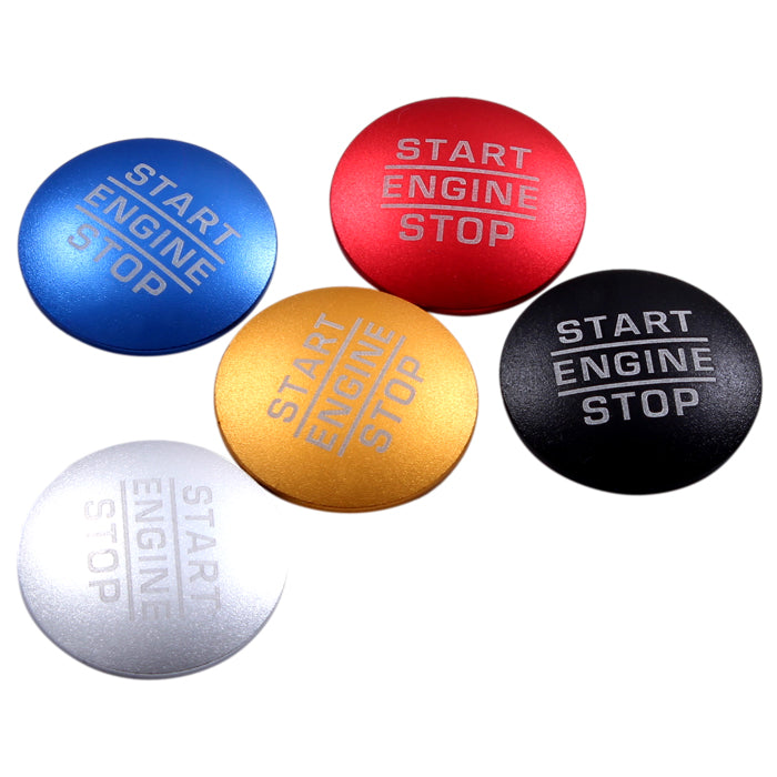 Jeep エンジン スタートボタン カバー アルミ製 ジープ ラングラー JL コンパス コマンダー グランドチェロキー グラディエーター など スタート ストップ スターター プッシュ ボタン アクセサリー カスタム パーツ カスタムパーツ 内装 ドレスアップ