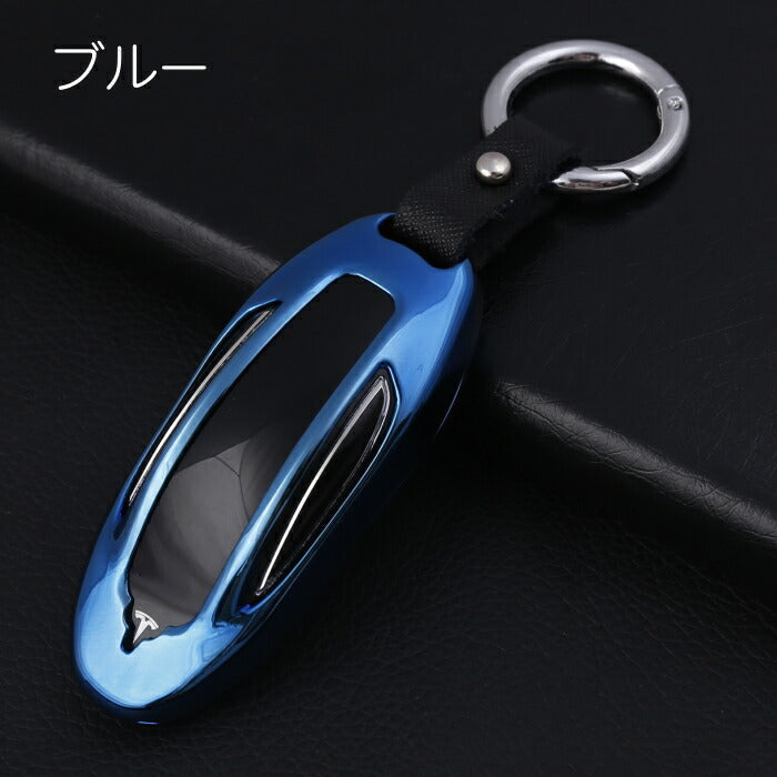 テスラ メタル キーフォブ キーケース 全5色 TESLA モデルX MODEL X キーカバー KEY FOB 金属製 キーホルダー カラビナ スマートキー キーレス【カー用品のお店BeeTech】車用品 カーアクセサリー おしゃれ 女性 男性 人気 カーアクセ 小物