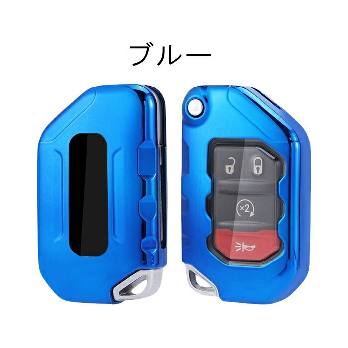 Jeep ジープ ラングラー JL キーケース キーカバー キーホルダー TPU製
