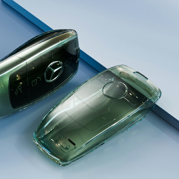 ベンツ クリア TPU キーケース キーカバー Aクラス Bクラス Eクラス Cクラス CLA GLA GLB GLC などに キーホルダー メンズ レディース スマートキー アクセサリー カスタム パーツ リモコンケース リモコン カバー かっこいい おしゃれ ギフト メルセデスベンツ 保護 外車