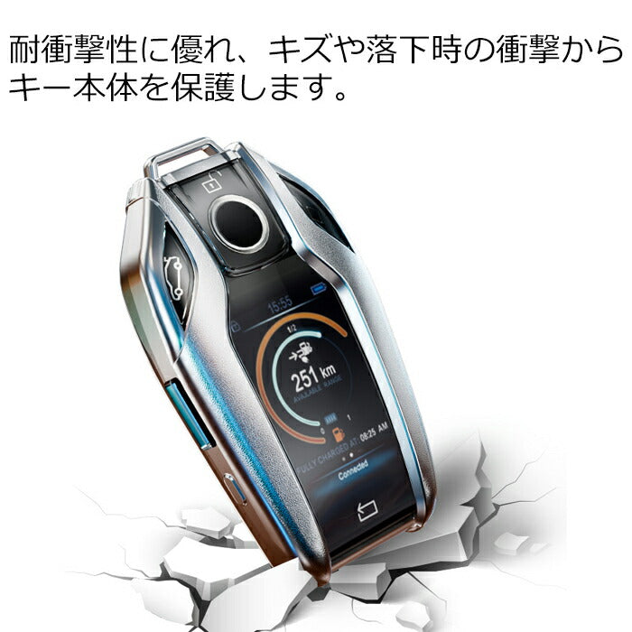 BMW TPU キーカバー キーケース クリア 半透明 ディスプレイキー スマートキー ケース カバー 収納 G20 G21 G30 G11 G14 G01 G02 G05 G06 G07 など アクセサリー カスタム パーツ メンズ レディース