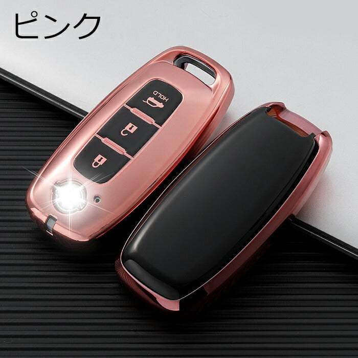 日産 ニッサン キーケース キーカバー アリア サクラ エクストレイル セレナ ルークス など TPU ソフト メタリック スマートキーケース スマートキー キーホルダー C28 セレナ T33 エクストレイル 新型 アクセサリー カスタム パーツ