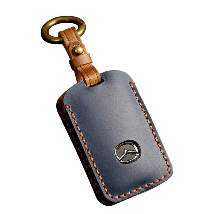 MAZDA マツダ キーケース 本革 CX-3 CX-5 CX-8 CX-30 MX-30 マツダ3 マツダ6 ND ロードスター ファストバック セダン ワゴン 新型 キーカバー スマートキーケース 2ボタン 3ボタン アクセサリー カスタム パーツ カスタムパーツ