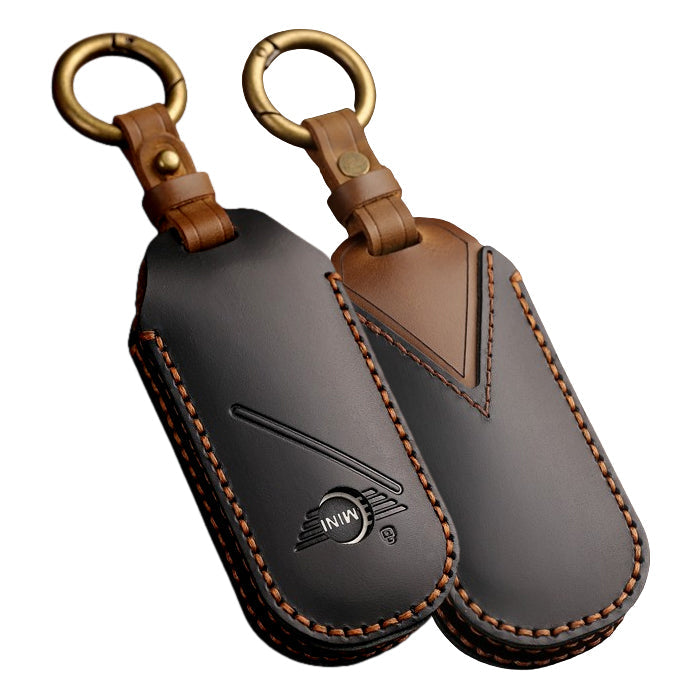 新型 BMW MINI ミニ ミニクーパー 本革 キーケース F65 F66 F67 U25 J05 J01 キーカバー レザー カントリーマン エースマン キーホルダー キーリング スマートキー アクセサリー カスタム パーツ カスタムパーツ ドレスアップ