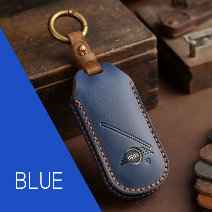 新型 BMW MINI ミニ ミニクーパー 本革 キーケース F65 F66 F67 U25 J05 J01 キーカバー レザー カントリーマン エースマン キーホルダー キーリング スマートキー アクセサリー カスタム パーツ カスタムパーツ ドレスアップ