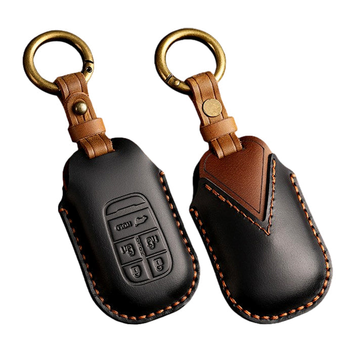 HONDA ホンダ 本革 キーケース ステップワゴン RP6 RP7 RP8 オデッセイRC5 新型 フリード GT系 N-BOX JF5 JF6 キーカバー レザー キーホルダー キーリング スマートキー アクセサリー カスタム パーツ カスタムパーツ ドレスアップ