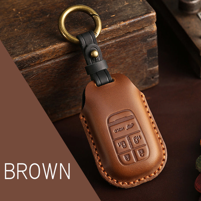 HONDA ホンダ 本革 キーケース ステップワゴン RP6 RP7 RP8 オデッセイRC5 新型 フリード GT系 N-BOX JF5 JF6 キーカバー レザー キーホルダー キーリング スマートキー アクセサリー カスタム パーツ カスタムパーツ ドレスアップ