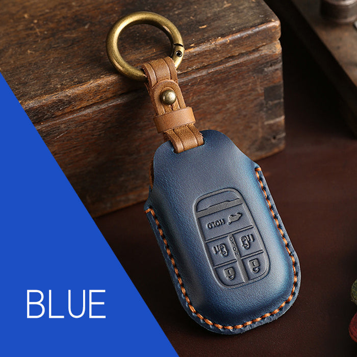 HONDA ホンダ 本革 キーケース ステップワゴン RP6 RP7 RP8 オデッセイRC5 新型 フリード GT系 N-BOX JF5 JF6 キーカバー レザー キーホルダー キーリング スマートキー アクセサリー カスタム パーツ カスタムパーツ ドレスアップ