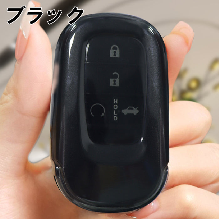 ホンダ クリア TPU キーケース キーカバー ステップワゴン ヴェゼル シビック ZR-V WR-V オデッセイ N-BOX 新型 フリード GT系 などに RP6 RP7 RP8 RV系 JF5 JF6 RC5 透明 キーホルダー メンズ レディース スマートキー アクセサリー カスタム パーツ