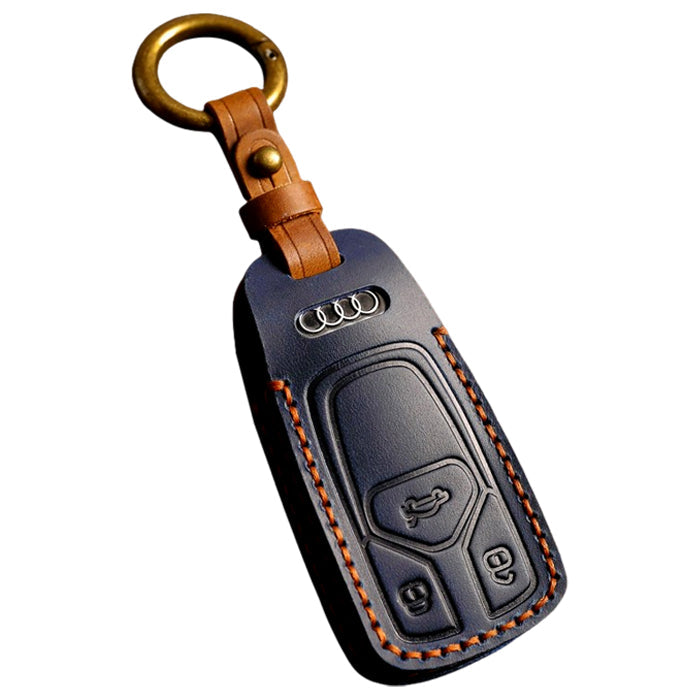 アウディ キーケース 本革 A4 A5 Q5 TT S4 S5 SQ5 TTS RS4 RS5 TTRS アバント スポーツバック クーペ ロードスター AUDI キーカバー レザー 革 人気 新型 かわいい アクセサリー カスタム パーツ カスタムパーツ
