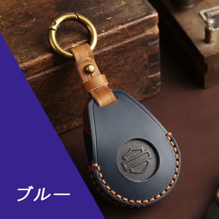 ハーレー キーケース  キーフォブ 本革 スポーツスター ダイナ ソフテイル ツーリング Vロッド など ハーレーダビッドソン Harley Davidson キーフォブケース キーカバー レザー 革 人気 新型 かわいい アクセサリー カスタム パーツ カスタムパーツ