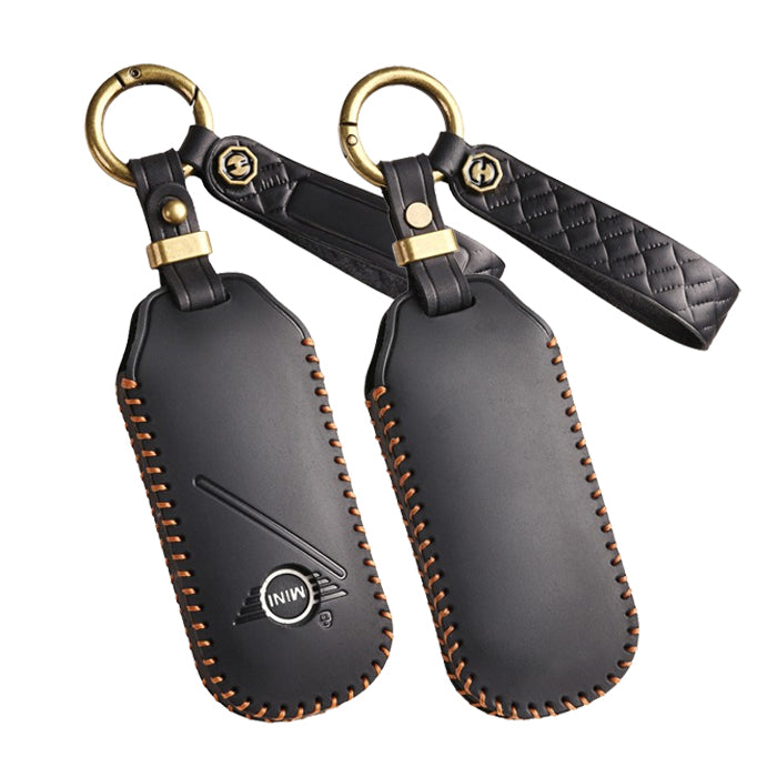 BMW MINI ミニ ミニクーパー 新型 本革 キーケース F65 F66 F67 U25 J05 J01 キーカバー レザー カントリーマン エースマン キーホルダー キーリング スマートキー アクセサリー カスタム パーツ カスタムパーツ ドレスアップ