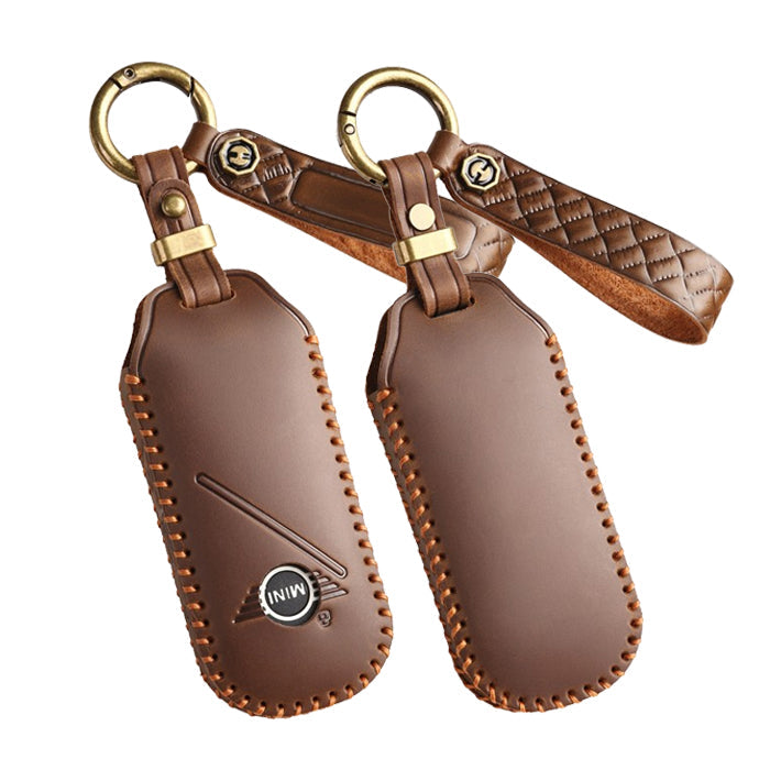 BMW MINI ミニ ミニクーパー 新型 本革 キーケース F65 F66 F67 U25 J05 J01 キーカバー レザー カントリーマン エースマン キーホルダー キーリング スマートキー アクセサリー カスタム パーツ カスタムパーツ ドレスアップ