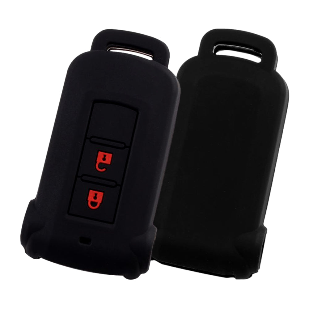 三菱 ミツビシ 日産 ニッサン キーカバー デリカ D5 D:5 アウトランダー PHEV ekスペースカスタム デイズルークス キーケース シリコン ゴム ラバー スマートキー ラゲッジルーム トランク リアゲート ボタン アクセサリー カスタム パーツ カスタムパーツ