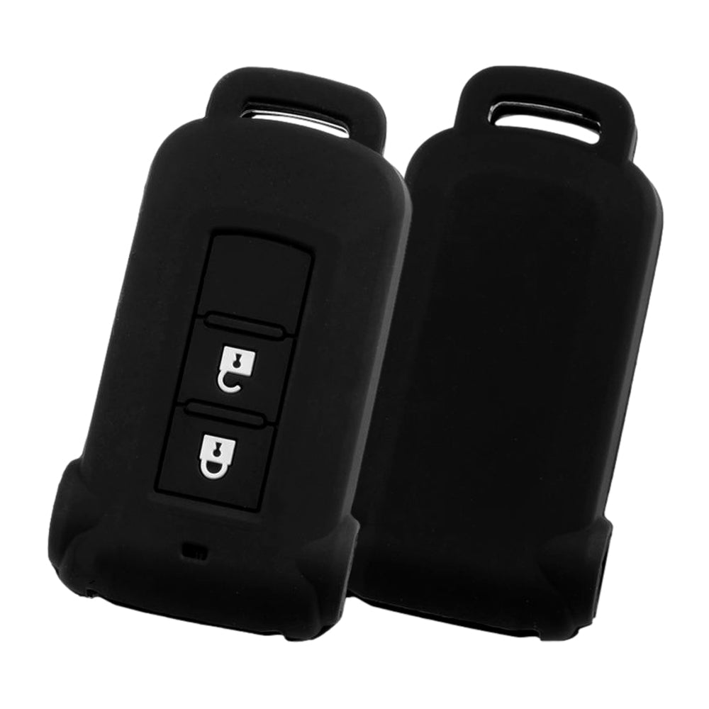 三菱 ミツビシ 日産 ニッサン キーカバー デリカ D5 D:5 アウトランダー PHEV ekスペースカスタム デイズルークス キーケース シリコン ゴム ラバー スマートキー ラゲッジルーム トランク リアゲート ボタン アクセサリー カスタム パーツ カスタムパーツ