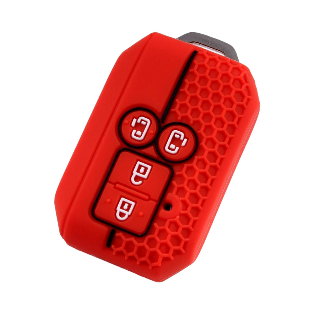 スズキ キーカバー スペーシア スペーシアカスタム スペーシアギア ワゴンRスマイル ソリオ ソリオバンディット キーケース 両側スライド 4つボタン シリコン ゴム ラバー スマートキー おしゃれ アクセサリー カスタム パーツ カスタムパーツ