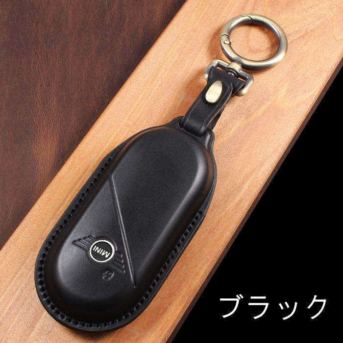 新型 BMW MINI ミニ ミニクーパー 本革 キーケース F65 F66 F67 U25 J05 J01 キーカバー レザー カントリーマン エースマン キーホルダー キーリング スマートキー キーフォブ アクセサリー カスタム パーツ カスタムパーツ ドレスアップ