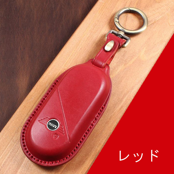 新型 BMW MINI ミニ ミニクーパー 本革 キーケース F65 F66 F67 U25 J05 J01 キーカバー レザー カントリーマン エースマン キーホルダー キーリング スマートキー キーフォブ アクセサリー カスタム パーツ カスタムパーツ ドレスアップ