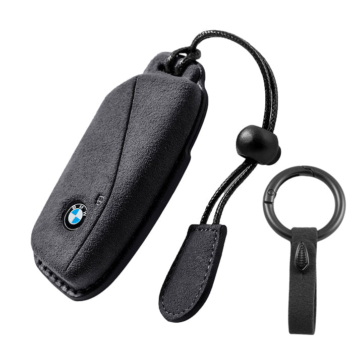 BMW アルカンターラ キーケース F70 F95 F96 G81 G70 G45 G05 G06 G07 G09 G60 G61 U10 U11 U06 I20 などに キーカバー スウェード調 レザー 革 メンズ レディース アクセサリー カスタム パーツ カスタムパーツ グッズ