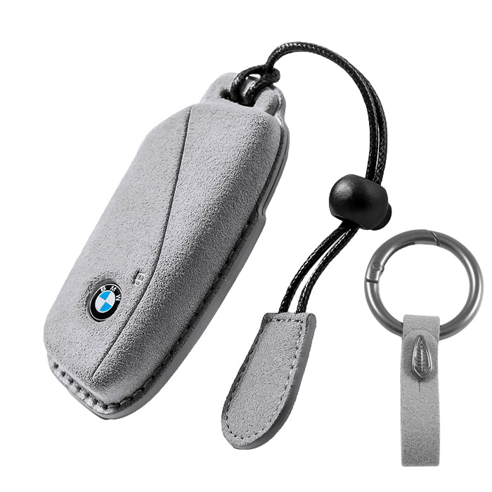 BMW アルカンターラ キーケース F70 F95 F96 G81 G70 G45 G05 G06 G07 G09 G60 G61 U10 U11 U06 I20 などに キーカバー スウェード調 レザー 革 メンズ レディース アクセサリー カスタム パーツ カスタムパーツ グッズ