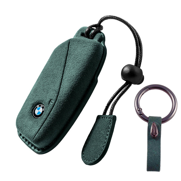 BMW アルカンターラ キーケース F70 F95 F96 G81 G70 G45 G05 G06 G07 G09 G60 G61 U10 U11 U06 I20 などに キーカバー スウェード調 レザー 革 メンズ レディース アクセサリー カスタム パーツ カスタムパーツ グッズ