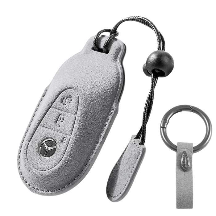 メルセデスベンツ アルカンターラ キーケース Cクラス Eクラス Sクラス GLC SL GT EQS W206 S206 W214 S214 W223 X254 C254 R232 C192 などに ベンツ キーカバー スウェード調 レザー 革 メンズ レディース アクセサリー カスタム パーツ カスタムパーツ グッズ