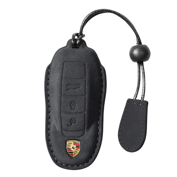 ポルシェ アルカンターラ キーケース 991 パナメーラ マカン カイエン 718 ボクスター ケイマン などに キーカバー スウェード調 レザー 革 メンズ レディース アクセサリー カスタム パーツ カスタムパーツ グッズ