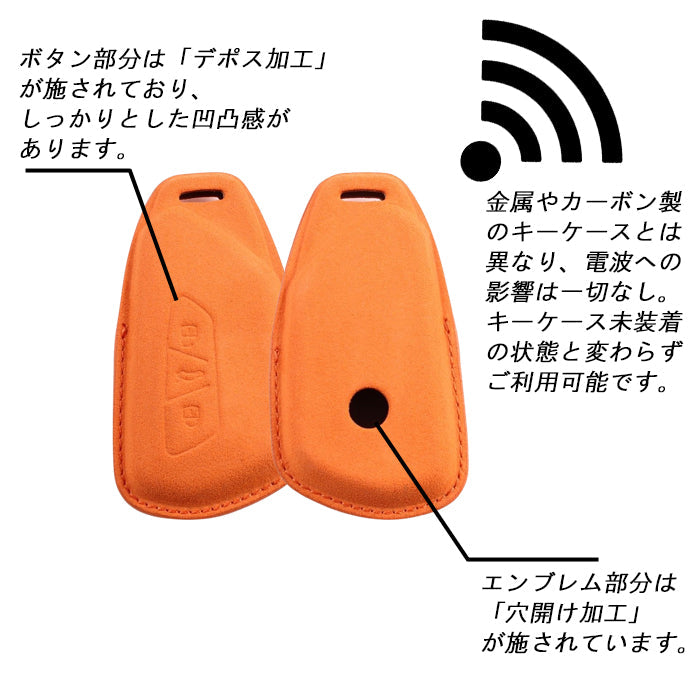 フォルクスワーゲン アルカンターラ キーケース ティグアン CT1 ゴルフ8 Golf8 ゴルフ8 ヴァリアント ゴルフ8.5 Golf8.5 パサート B9 ID4 eTSI TDI Rライン などに キーカバー スウェード調 レザー 革 メンズ レディース アクセサリー カスタム パーツ カスタムパーツ グッズ