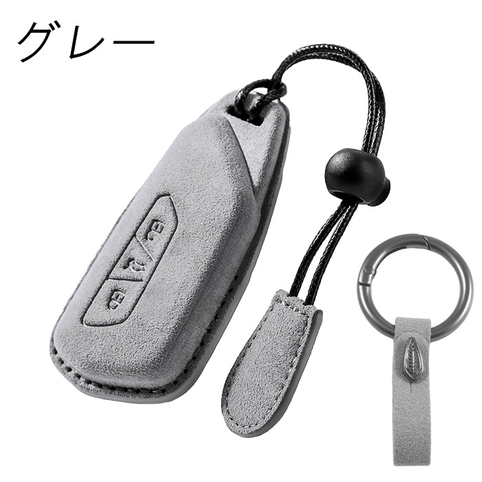 フォルクスワーゲン アルカンターラ キーケース ティグアン CT1 ゴルフ8 Golf8 ゴルフ8 ヴァリアント ゴルフ8.5 Golf8.5 パサート B9 ID4 eTSI TDI Rライン などに キーカバー スウェード調 レザー 革 メンズ レディース アクセサリー カスタム パーツ カスタムパーツ グッズ