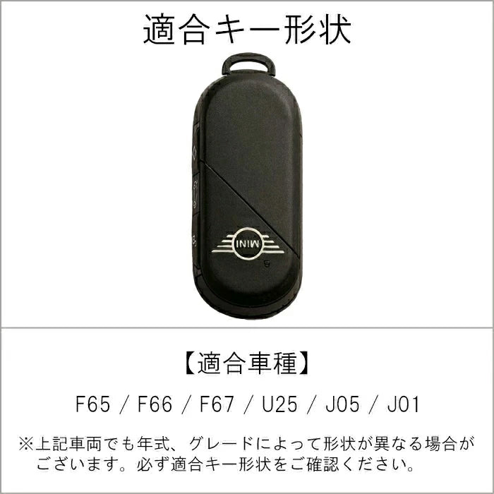 BMW MINI ミニ ミニクーパー キーケース キーカバー クリア F65 F66 U25 J01 J05 など カントリーマン エースマン コンバーチブル 3ドア 5ドア クーパーS クーパーC E SE JCW TPU製 スマートキー ケース 保護 アクセサリー カスタム パーツ カスタムパーツ