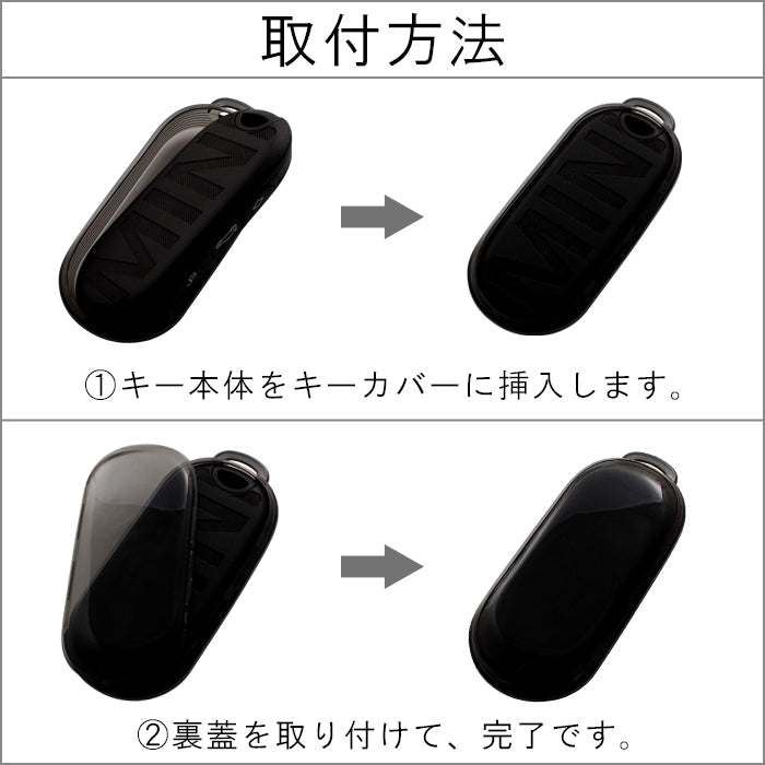 BMW MINI ミニ ミニクーパー キーケース キーカバー クリア F65 F66 U25 J01 J05 など カントリーマン エースマン コンバーチブル 3ドア 5ドア クーパーS クーパーC E SE JCW TPU製 スマートキー ケース 保護 アクセサリー カスタム パーツ カスタムパーツ