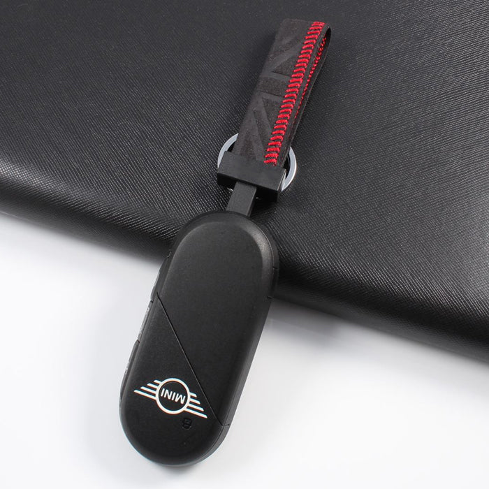 BMW MINI ミニ ミニクーパー キーホルダー F65 F66 U25 J01 J05 F54 F55 F56 F57 F60 など カントリーマン エースマン クロスオーバー コンバーチブル 3ドア 5ドア キーケース キーカバー スマートキー 革 レザー アクセサリー カスタム パーツ カスタムパーツ