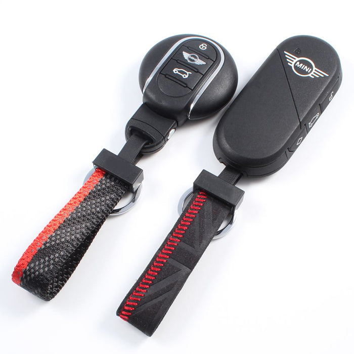 BMW MINI ミニ ミニクーパー キーホルダー F65 F66 U25 J01 J05 F54 F55 F56 F57 F60 など カントリーマン エースマン クロスオーバー コンバーチブル 3ドア 5ドア キーケース キーカバー スマートキー 革 レザー アクセサリー カスタム パーツ カスタムパーツ