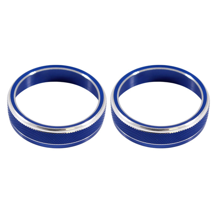 レクサス トヨタ エアコン 温度調整 ダイヤル カバー 20系 NX 10系 LM 10系 RZ RX 40系 アルファード ヴェルファイア アルミ製 2個セット 空調 スイッチ リング アクセサリー カスタム パーツ カスタムパーツ 内装 ドレスアップ