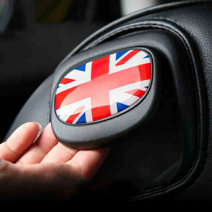 BMW MINI ミニクーパー シート レバー ステッカー 全6色 F56 F57 2枚セット 座席 ノブ リクライニングレバー シール アクセサリー【カー用品のお店BeeTech】カスタマイズ 車用品 カーインテリア ドレスアップ 内装パーツ 送料無料