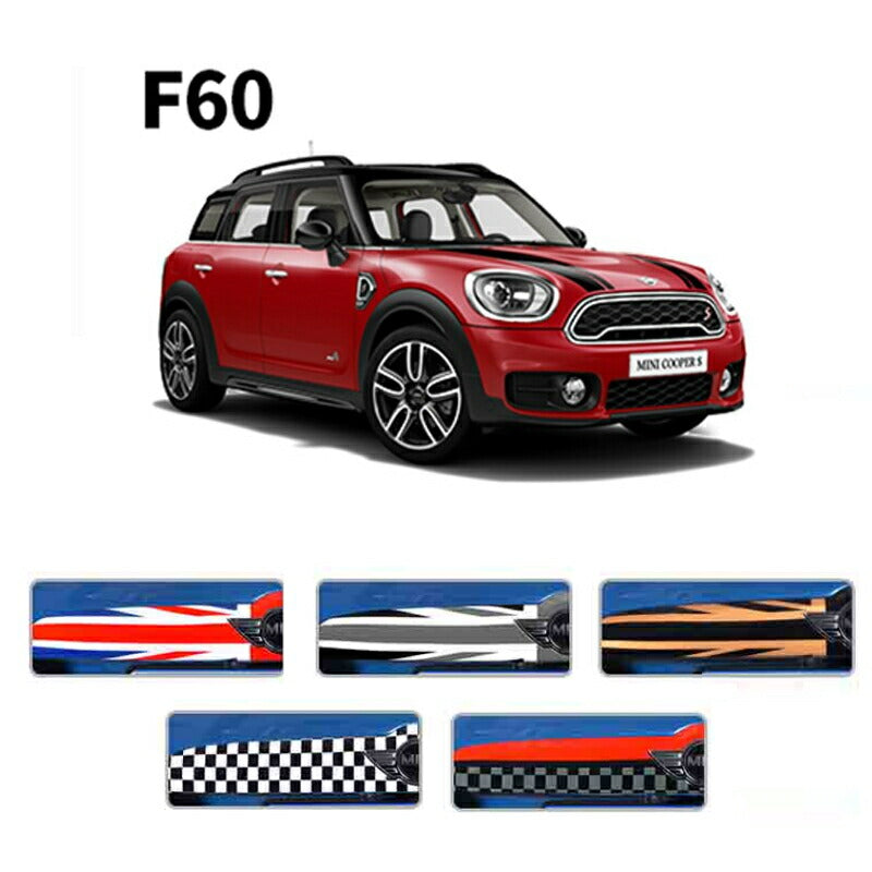 BMW MINI ミニクーパー リア ガーニッシュ 全5色 F60 前期モデル用 外装 アクセサリー テールゲート カスタム パーツ トランク リア ラゲッジルーム 【カー用品のお店BeeTech】カスタマイズ 車用品 ドレスアップ 外装パーツ