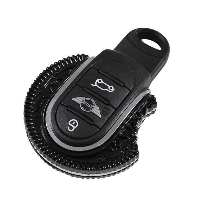 BMW MINI ミニクーパー 専用 キーカバー オレオ風 クッキー F54 F55 F56 F57 F60 着せ替え キーケース キーホルダー スマートキー キーレス キーリング キーキャップ KEY CAP グッズ アクセサリー カスタム パーツ おしゃれ かわいい