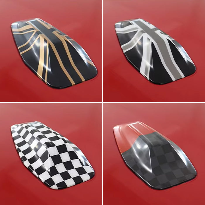 BMW MINI ミニ ミニクーパー U25 J01 J05 アンテナカバー 新型 カントリーマン エースマン クーパーE アンテナ カバー ユニオンジャック チェッカーフラッグ JCW 電気自動車 BEV アクセサリー カスタム パーツ カスタムパーツ COUNTRYMAN ACEMAN