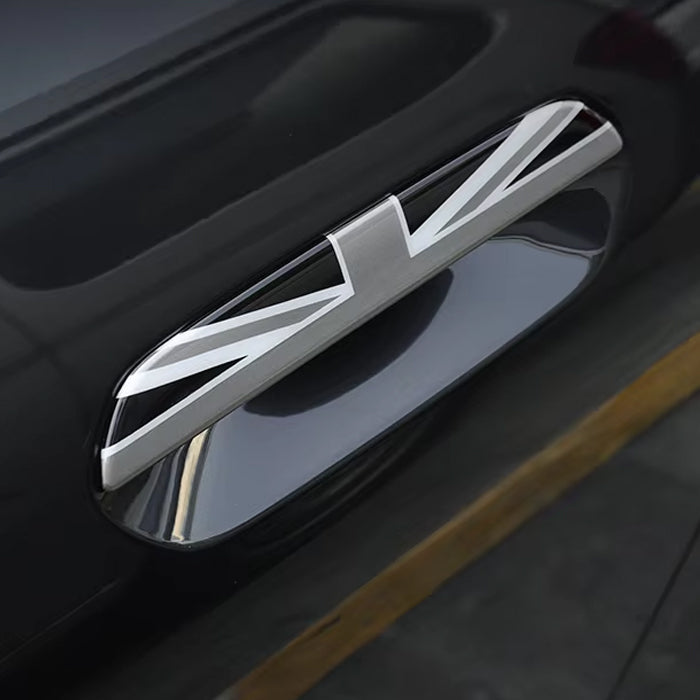 BMW MINI ミニ ミニクーパー U25 J01 J05 ドア ハンドル カバー 新型 カントリーマン エースマン クーパーE ドアハンドル ハンドルカバー ユニオンジャック チェッカーフラッグ JCW 電気自動車 BEV アクセサリー カスタム パーツ カスタムパーツ COUNTRYMAN ACEMAN