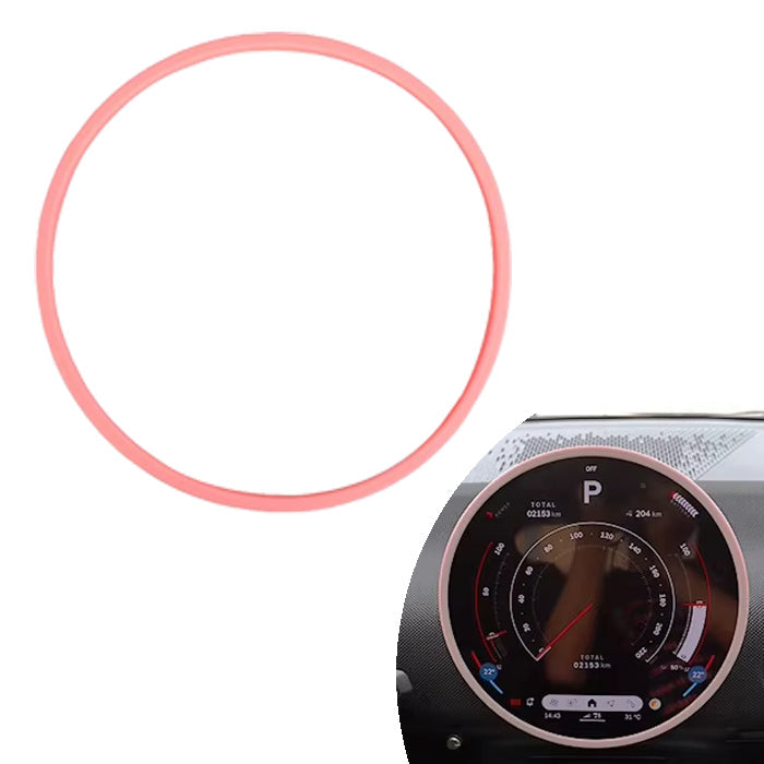 BMW MINI ミニ ミニクーパー F65 F66 F67 U25 J01 J05 液晶 保護 ラバーバンド プロテクター モニター ナビ 新型 カントリーマン エースマン クーパーE 9.4インチ エッジ アクセサリー カスタム パーツ カスタムパーツ