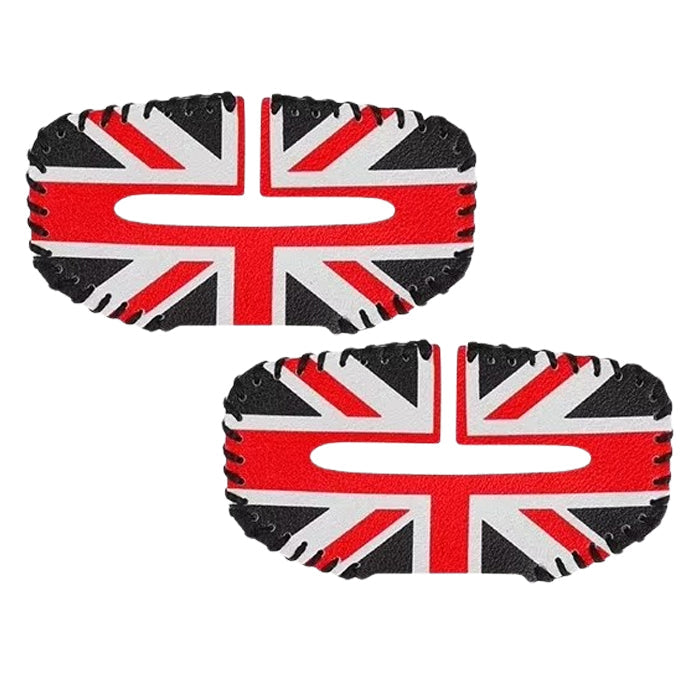 BMW MINI ミニ ミニクーパー シートベルト バックル カバー 2個セット F54 F55 F56 F57 F60 J01 J05 R50 R52 R53 R55 R56 R57 R58 R59 R60 R61 PUレザー製 シートベルトカバー アクセサリー カスタム パーツ カスタムパーツ ドレスアップ 内装