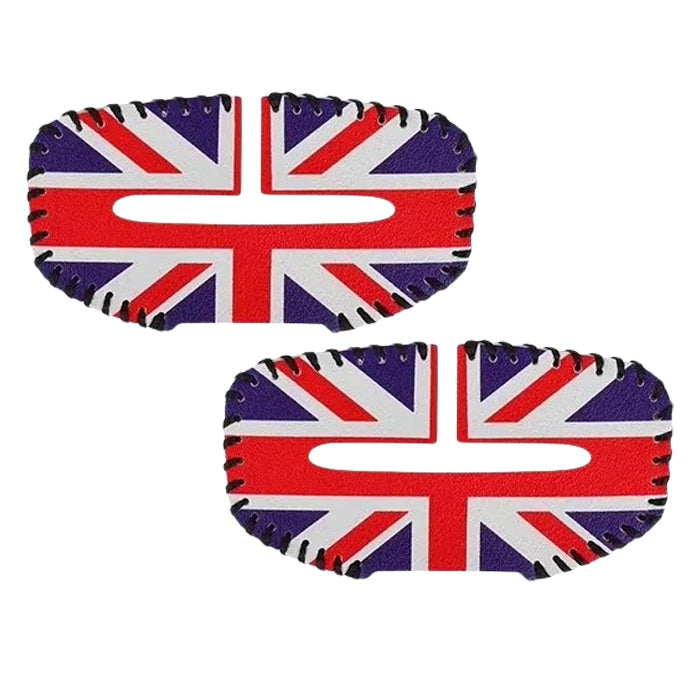 BMW MINI ミニ ミニクーパー シートベルト バックル カバー 2個セット F54 F55 F56 F57 F60 J01 J05 R50 R52 R53 R55 R56 R57 R58 R59 R60 R61 PUレザー製 シートベルトカバー アクセサリー カスタム パーツ カスタムパーツ ドレスアップ 内装