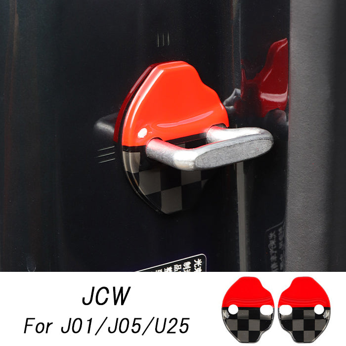 BMW MINI ミニ ミニクーパー ドア ストライカー カバー J01 J05 U25 2個セット ドアストライカー ドア ヒンジ ドアロック アクセサリー カスタム パーツ カスタムパーツ グッズ 内装 外装 ドレスアップ