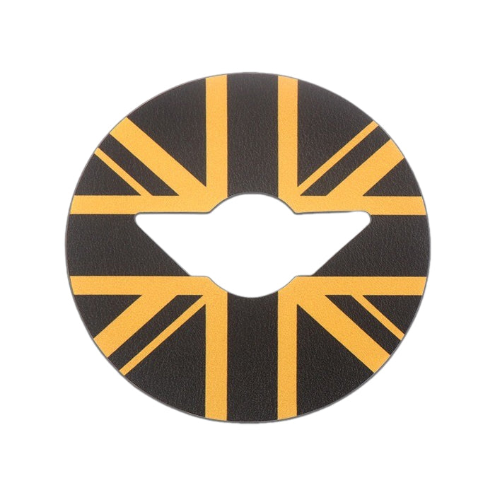 BMW MINI ミニ ミニクーパー ステアリング ステッカー F65 F66 F67 J01 J05 U25 ハンドルカバー ステアリングカバー ハンドル エンブレム シール ユニオンジャック チェッカーフラッグ JCW アクセサリー カスタム パーツ カスタムパーツ