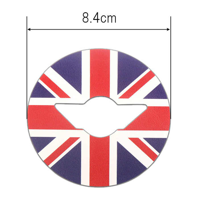 BMW MINI ミニ ミニクーパー ステアリング ステッカー F65 F66 F67 J01 J05 U25 ハンドルカバー ステアリングカバー ハンドル エンブレム シール ユニオンジャック チェッカーフラッグ JCW アクセサリー カスタム パーツ カスタムパーツ