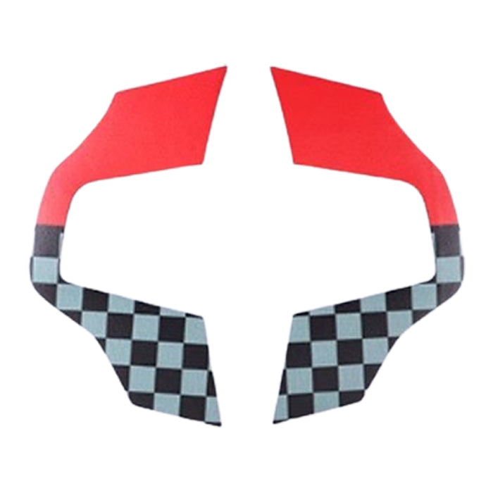 BMW MINI ミニ ミニクーパー ステアリング スイッチ パネル ステッカー F65 F66 F67 J01 J05 U25 ハンドルカバー ステアリングカバー ハンドル ボタン エンブレム シール ユニオンジャック チェッカーフラッグ JCW アクセサリー カスタム パーツ カスタムパーツ