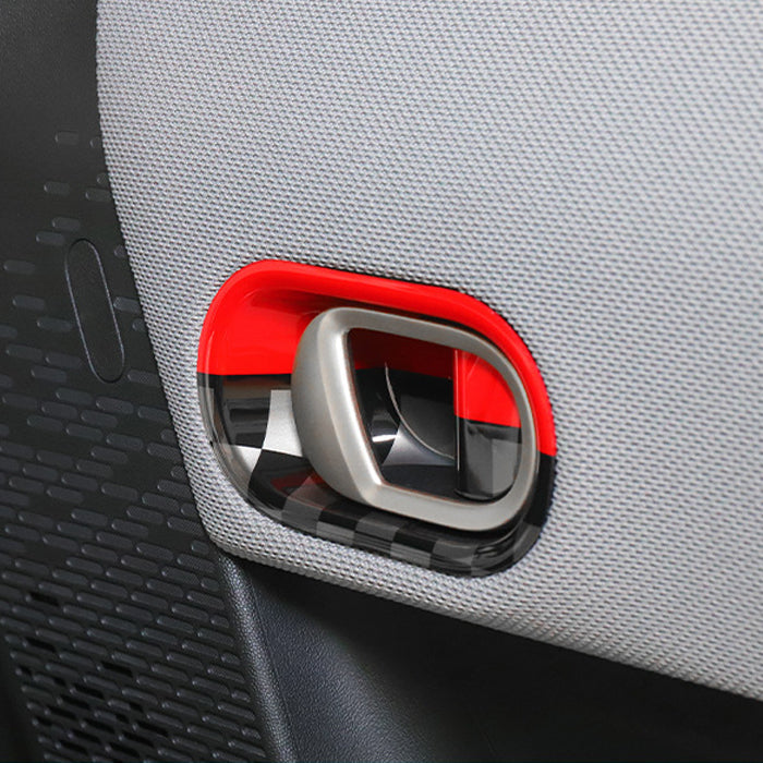 BMW MINI ミニ ミニクーパー F65 F66 F67 ドア ハンドル カバー 左右セット ハンドルカバー 内側 インナー ドアボウル 新型 クーパーC クーパーS ガーニッシュ トリム アクセサリー カスタム パーツ カスタムパーツ 内装 ドレスアップ