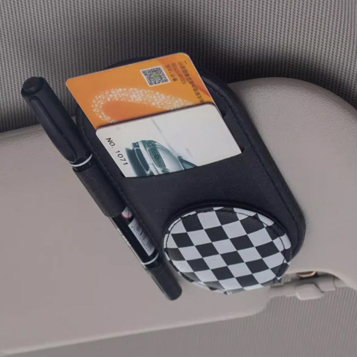 BMW MINI ミニ ミニクーパー などに最適 カードホルダー サングラスホルダー F65 F66 F67 U25 J01 J05 F54 F55 F56 F57 F60 R55 R56 R57 R58 R59 R61 R50 R52 R53 収納 小物入れ 車 車載 カー用品 アクセサリー カスタム パーツ カスタムパーツ