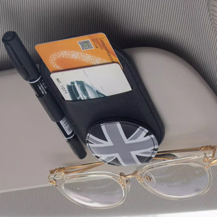 BMW MINI ミニ ミニクーパー などに最適 カードホルダー サングラスホルダー F65 F66 F67 U25 J01 J05 F54 F55 F56 F57 F60 R55 R56 R57 R58 R59 R61 R50 R52 R53 収納 小物入れ 車 車載 カー用品 アクセサリー カスタム パーツ カスタムパーツ